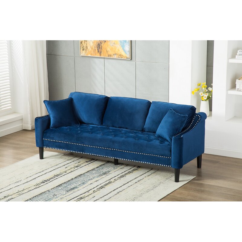 Mercer41 Kasson Chesterfield Sofa with Ottoman & Reviews